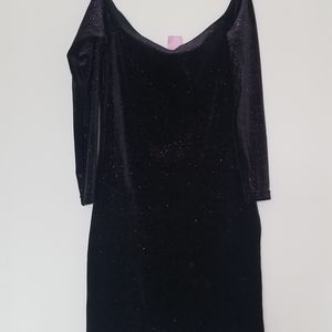 Velvet glitter dress
